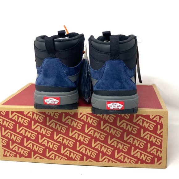 VANS Ultrarange Exo Hi MTE Women Boot Hiking Blue Black Nubuck Shoes VN0A5KS5LKV - Picture 5 of 9